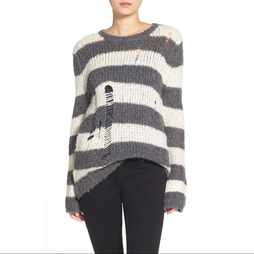 Pam & Gela Holey Sweater
